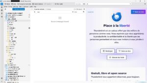 Mozilla Thunderbird 146.0 à l'exécution