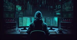 Pirate devant ses ordis