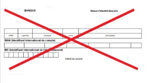 RIB ou IBAN sur Internet : danger